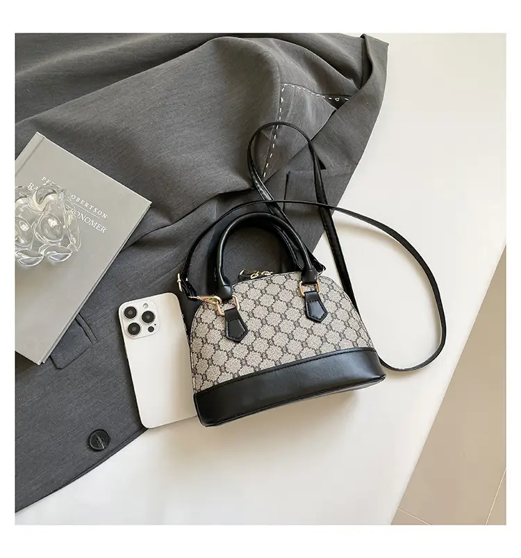 2025 New Spring Crossbody Bag with Retro Print & White Base — feature 26