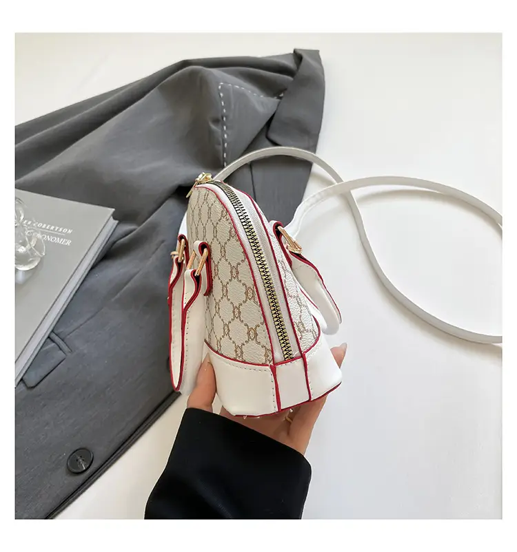 2025 New Spring Crossbody Bag with Retro Print & White Base — feature 30