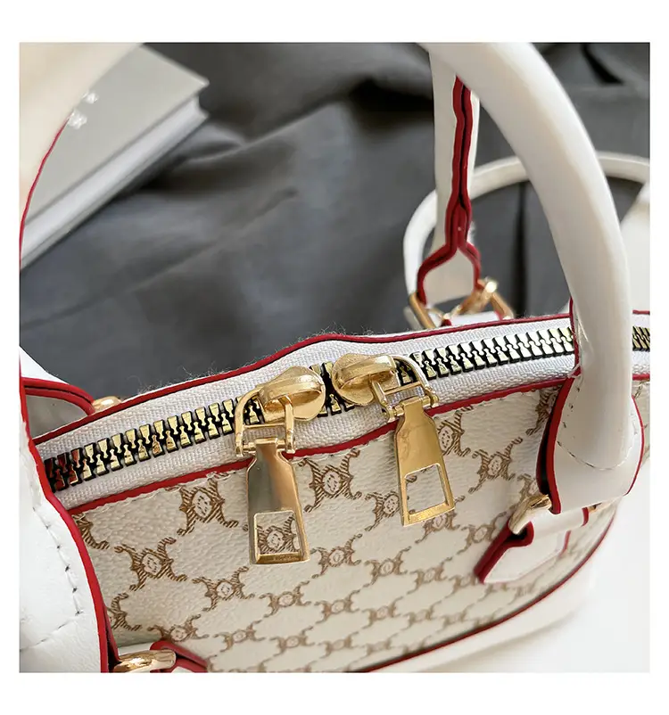 2025 New Spring Crossbody Bag with Retro Print & White Base — feature 31