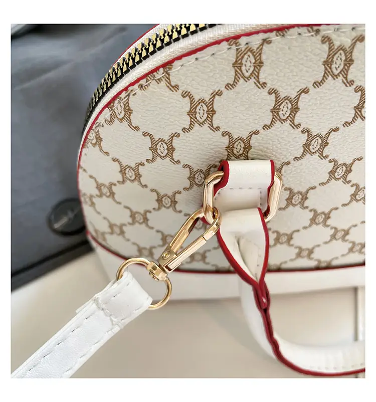 2025 New Spring Crossbody Bag with Retro Print & White Base — feature 33