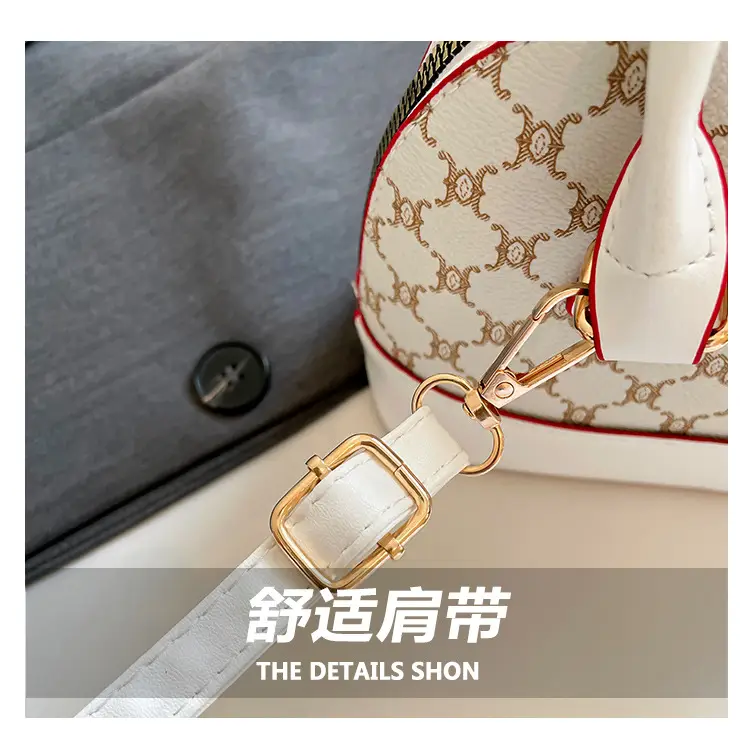 2025 New Spring Crossbody Bag with Retro Print & White Base — feature 4