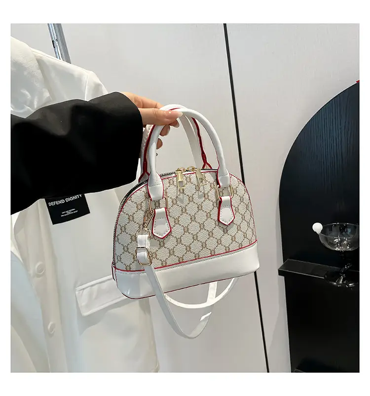 2025 New Spring Crossbody Bag with Retro Print & White Base — feature 40