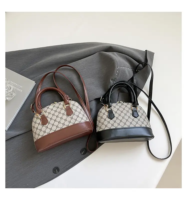 2025 New Spring Crossbody Bag with Retro Print & White Base — feature 45
