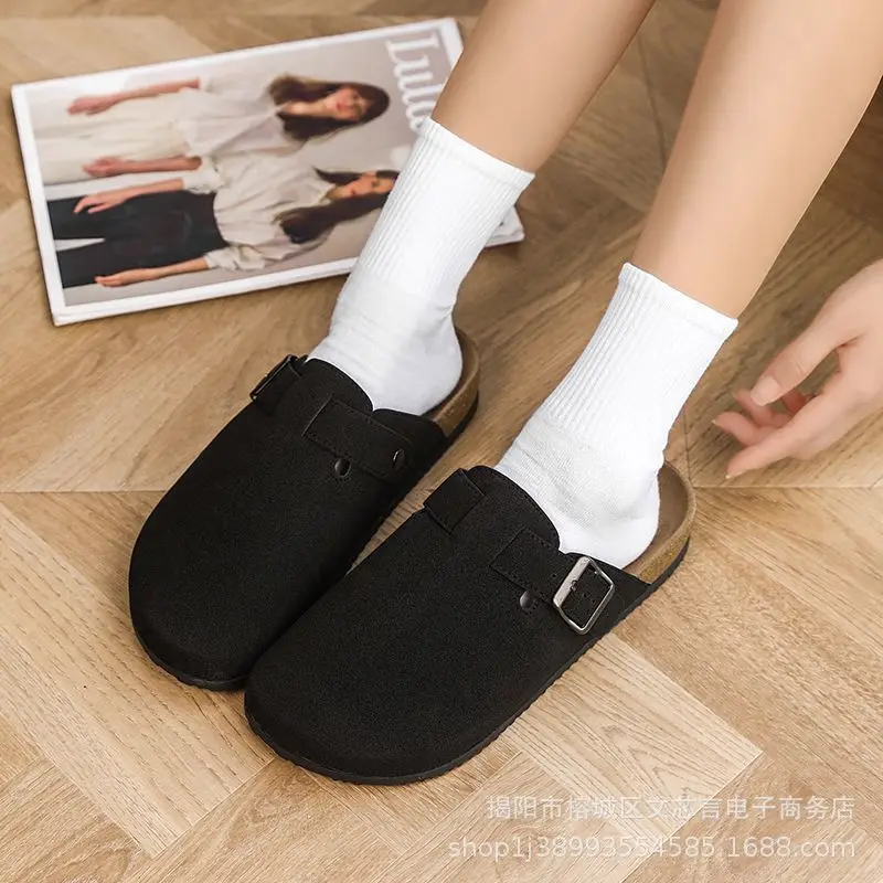 Women's Sandals, Thick-Soled Closed-Toe Half-Slippers, Summer Outdoor Wear, Spring and Autumn Half-Slippers, Birkenstock Shoes, Women's Spring Sandals Wholesale - Image 11