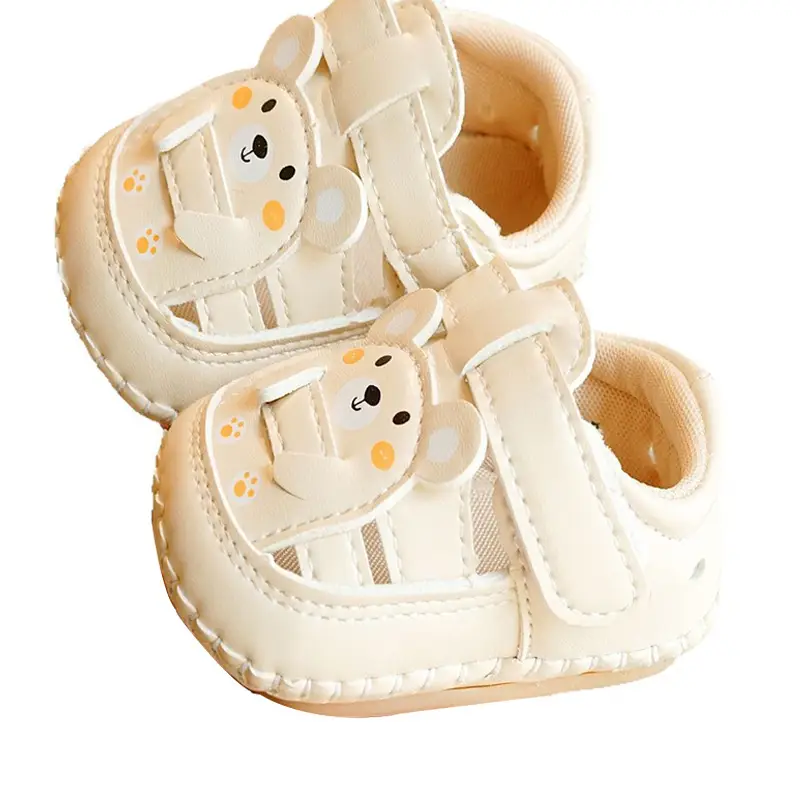 Pink Rabbit Baby Sandals 0-1 Year Soft Sole Non-Slip