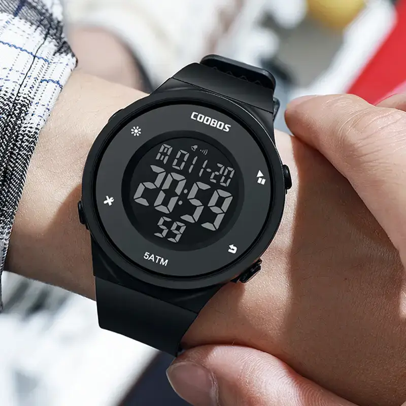 Kids Waterproof Digital Watch Pink Primary School — feature 18