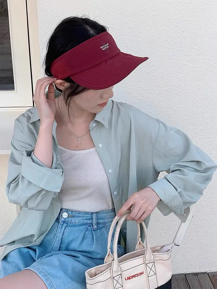 Ultra-light Sunscreen Cap Beige Men Women — feature 3