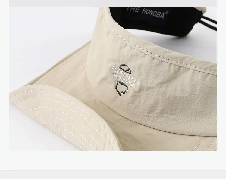 Ultra-light Sunscreen Cap Beige Men Women — feature 9