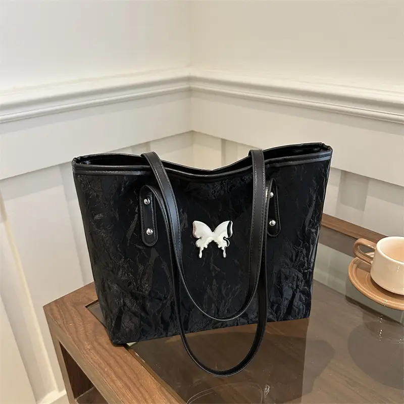 Silver Butterfly Tote Bag for Women Large Capacity — feature 17