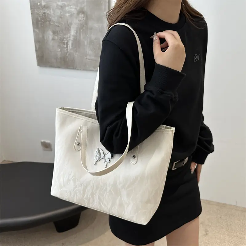 Silver Butterfly Tote Bag for Women Large Capacity — feature 27