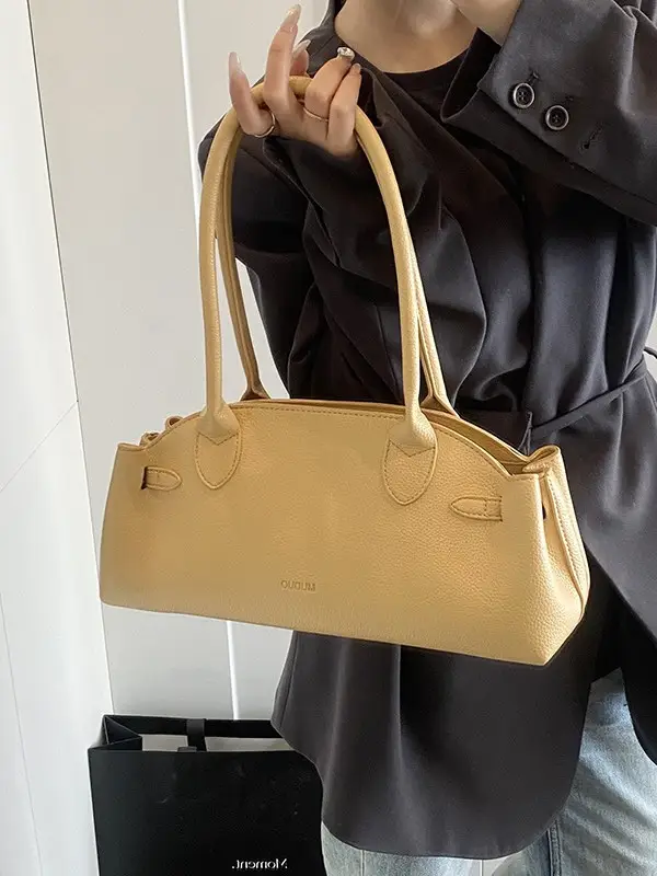 Black Korean Style Women's Tote Bag - Image 9