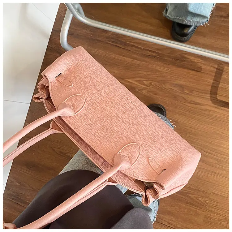 Black Korean Style Women's Tote Bag — feature 21
