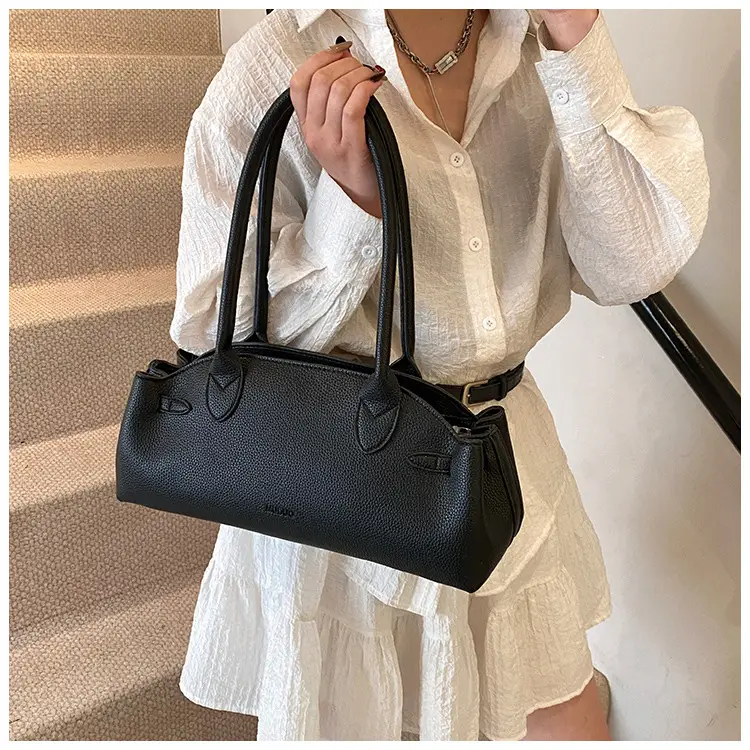Black Korean Style Women's Tote Bag — feature 36