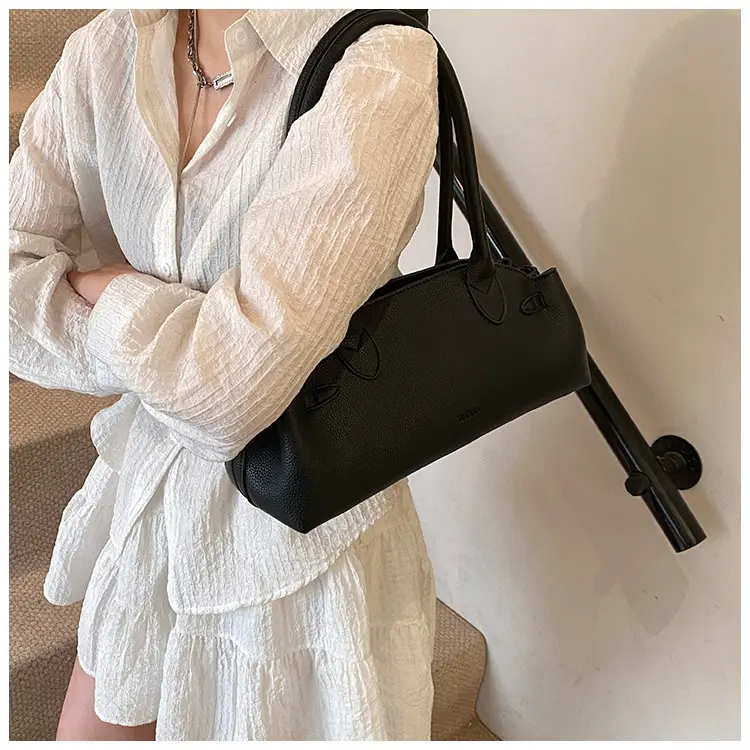 Black Korean Style Women's Tote Bag — feature 37