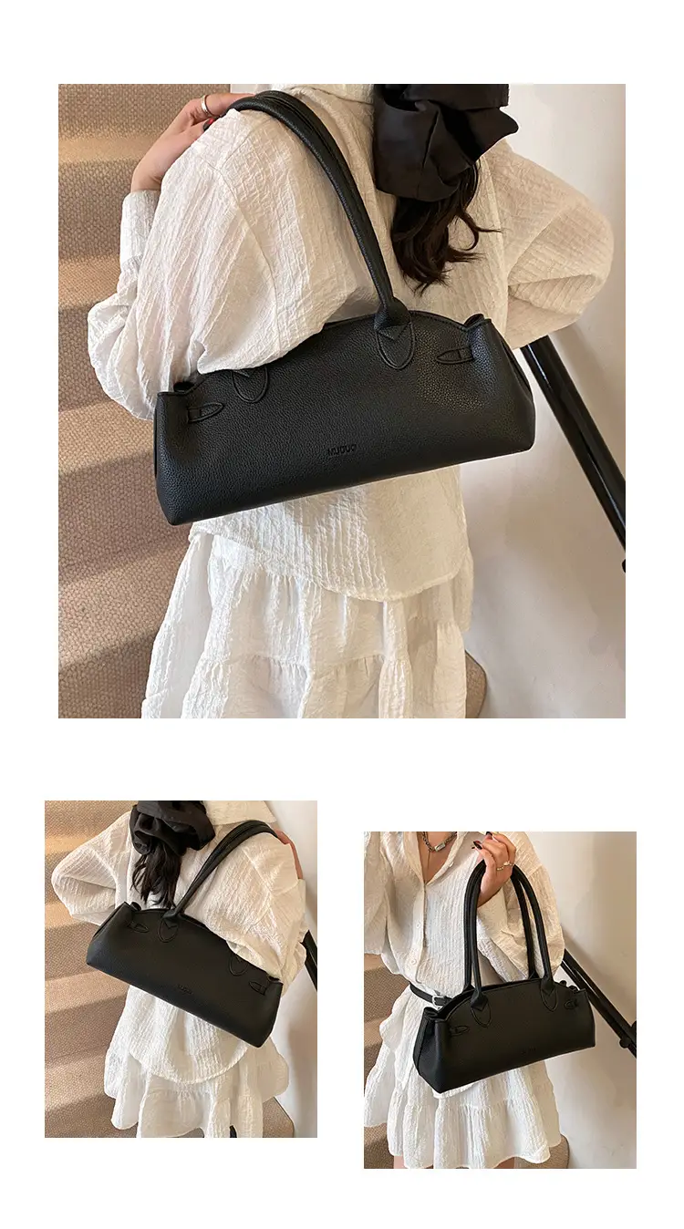 Black Korean Style Women's Tote Bag — feature 5