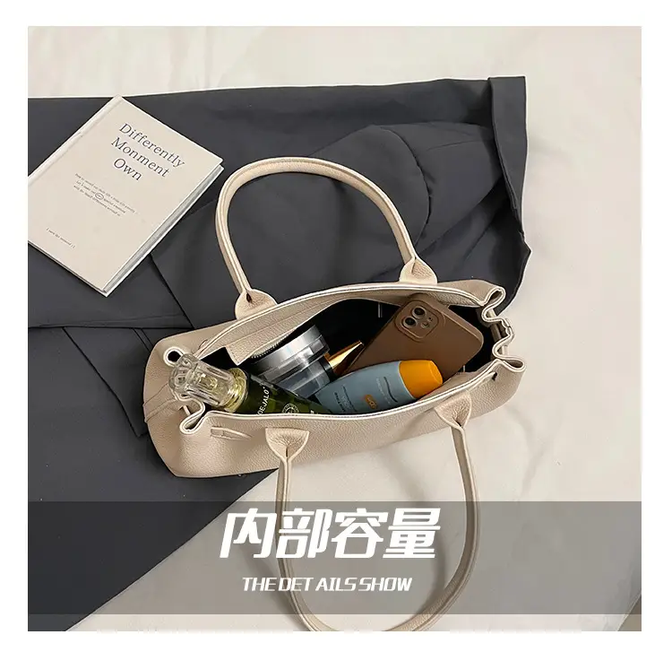 Black Korean Style Women's Tote Bag — feature 9