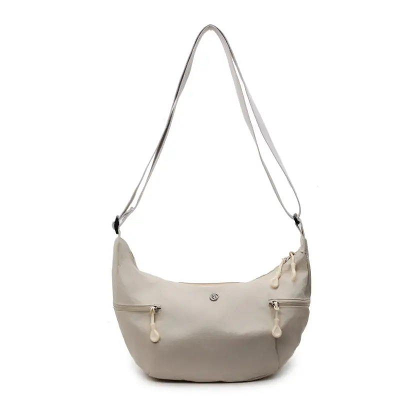 Women's Green Crossbody Bag with Zip Pockets - Image 2