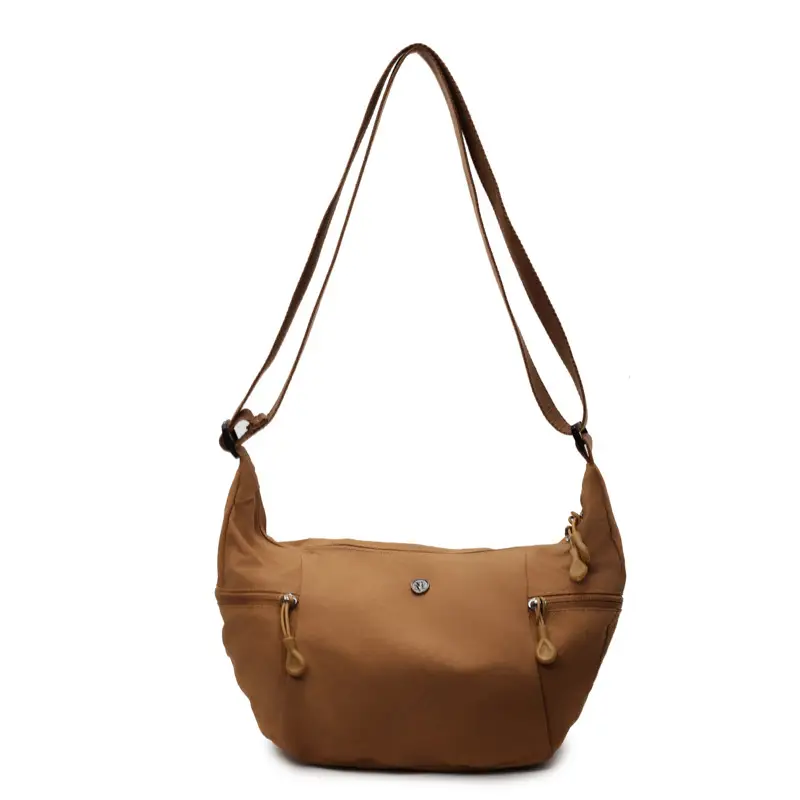 Women's Green Crossbody Bag with Zip Pockets - Image 4