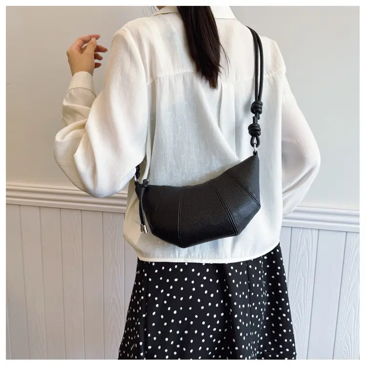 Women's Cream Crossbody Bag with Pearl Chain — feature 17