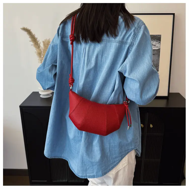 Women's Cream Crossbody Bag with Pearl Chain — feature 22