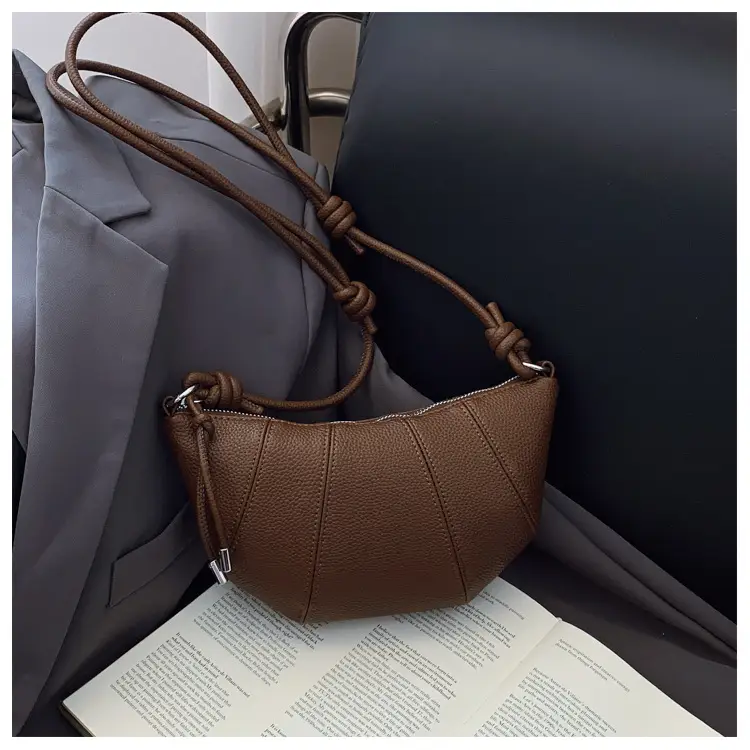 Women's Cream Crossbody Bag with Pearl Chain — feature 36