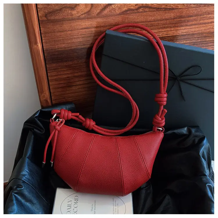 Women's Cream Crossbody Bag with Pearl Chain — feature 37