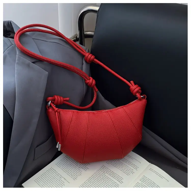 Women's Cream Crossbody Bag with Pearl Chain — feature 40