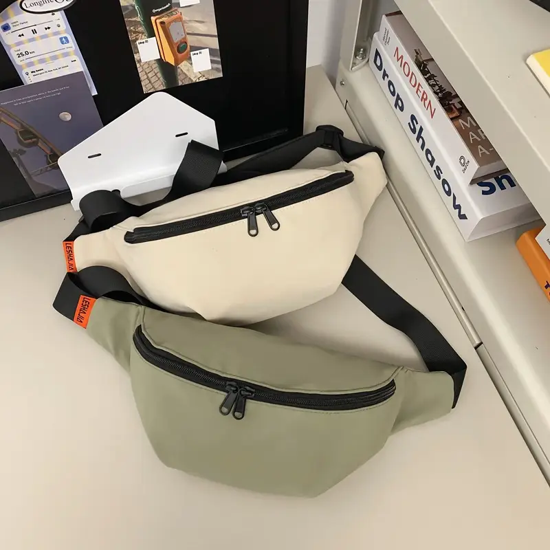 Men's Black Waterproof Crossbody Bag with Adjustable Strap - Image 8