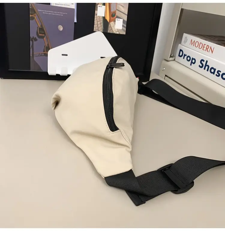 Men's Black Waterproof Crossbody Bag with Adjustable Strap — feature 24