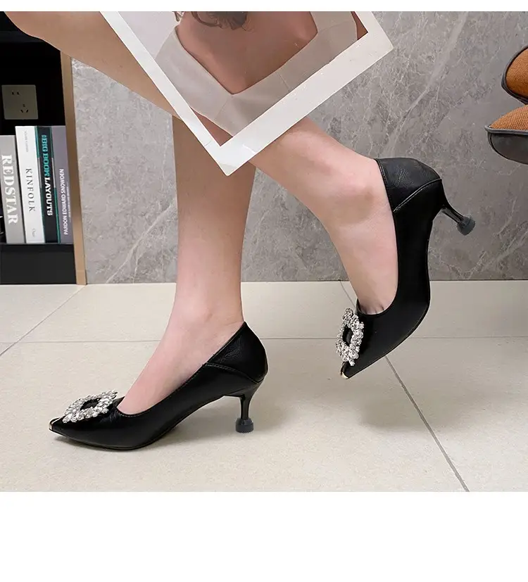 French Style Rhinestone Stiletto Heels Women 2026 â feature 2