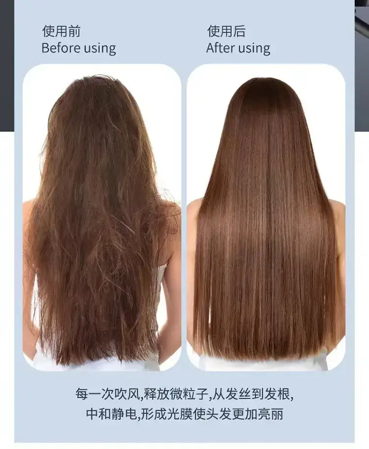 Silent Blue Light Hair Dryer for Home & Salon Use — feature 8