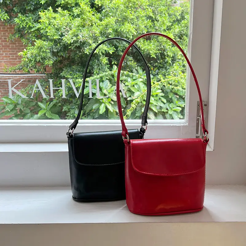 Red Korean Ins-Style Underarm Bag for Women — feature 10