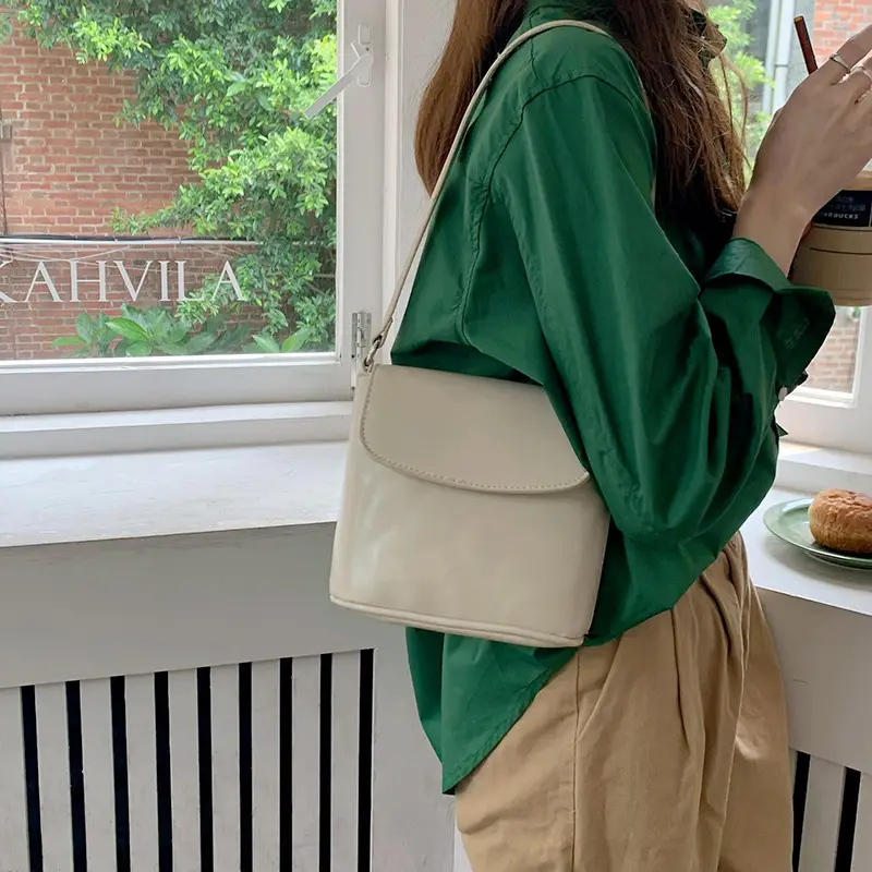 Red Korean Ins-Style Underarm Bag for Women — feature 17