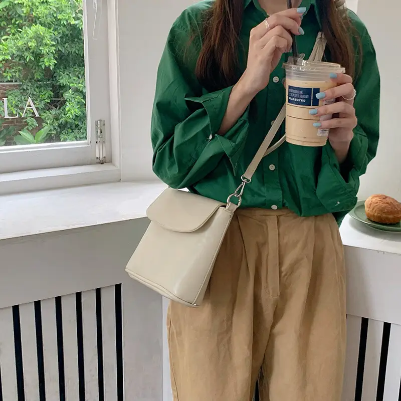 Red Korean Ins-Style Underarm Bag for Women — feature 19