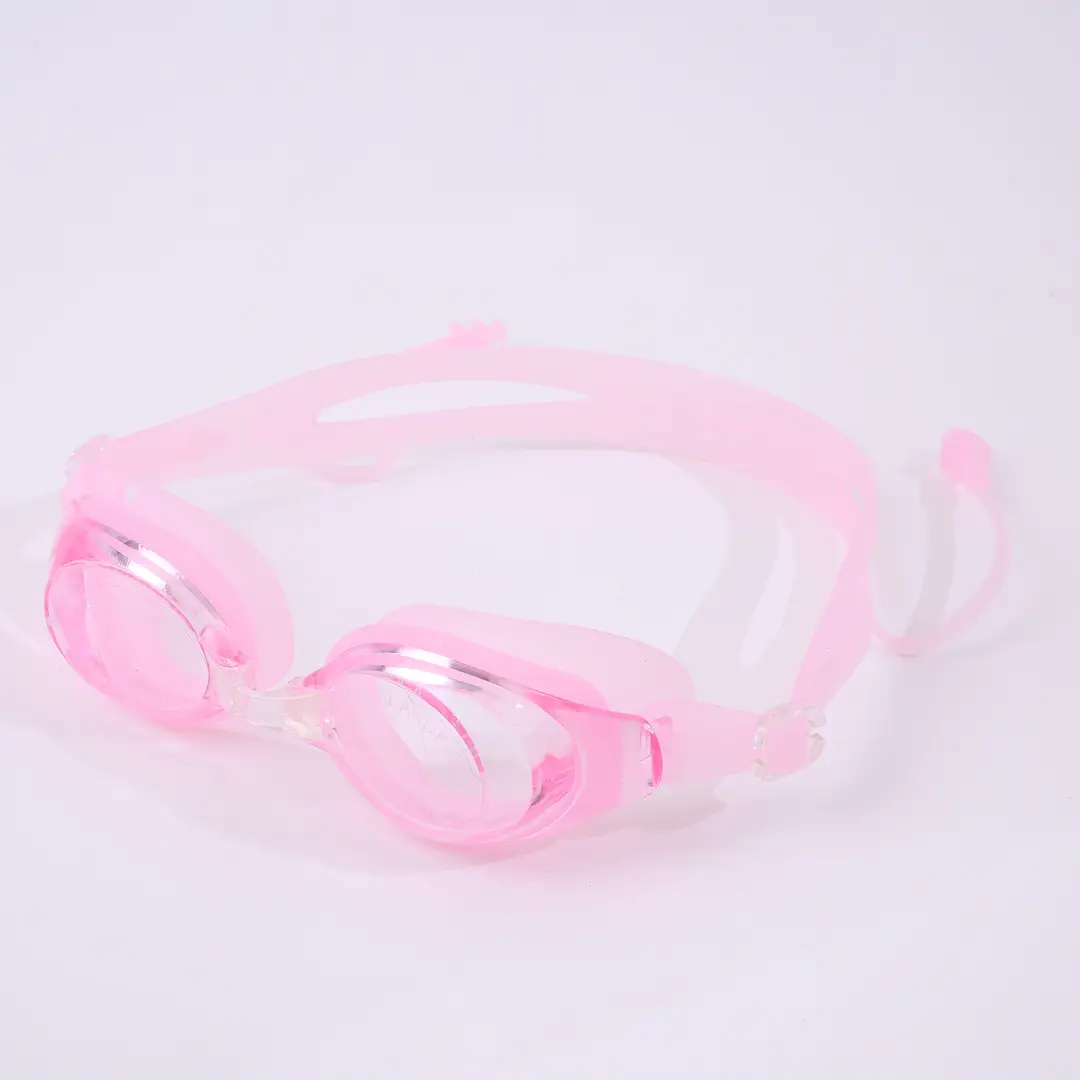 New HD waterproof anti-fog swimming goggles adult one-piece earplug swimming goggles children's professional waterproof swimming goggles — feature 3