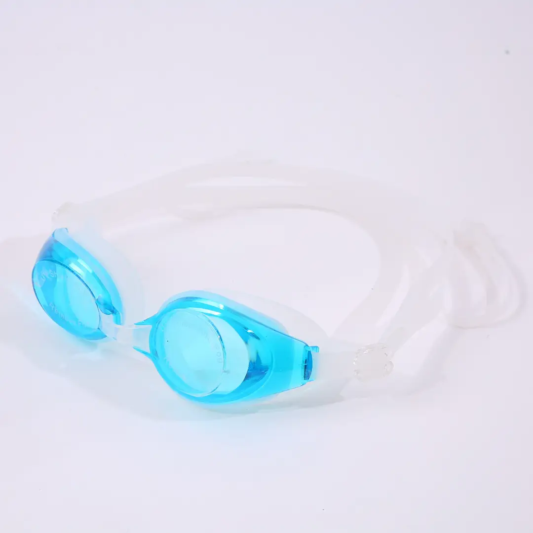 New HD waterproof anti-fog swimming goggles adult one-piece earplug swimming goggles children's professional waterproof swimming goggles — feature 7
