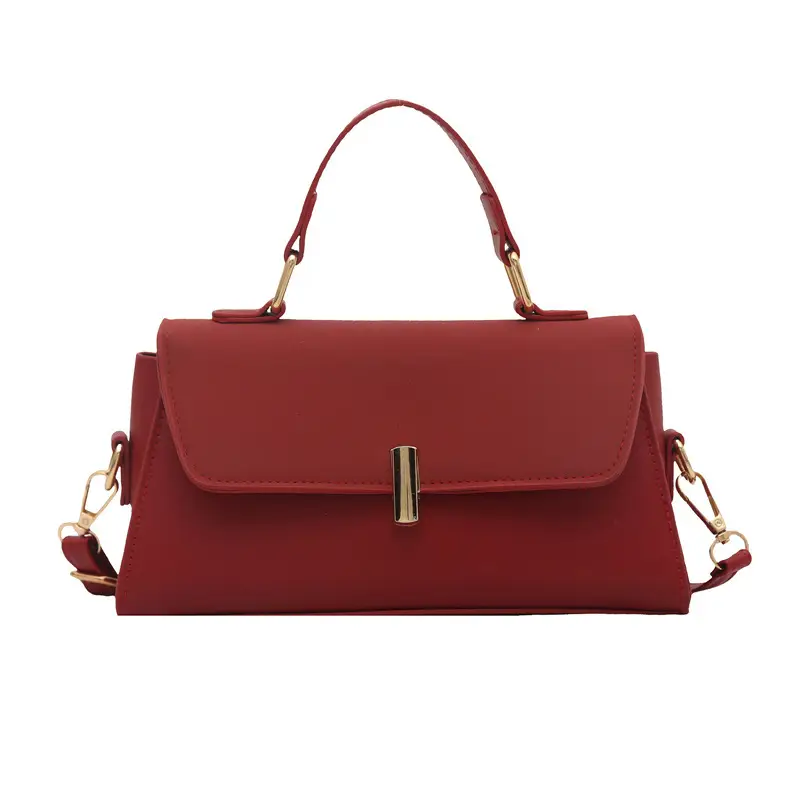 2025 Women's Black Retro Commuter Bag with Lock Buckle - Image 9