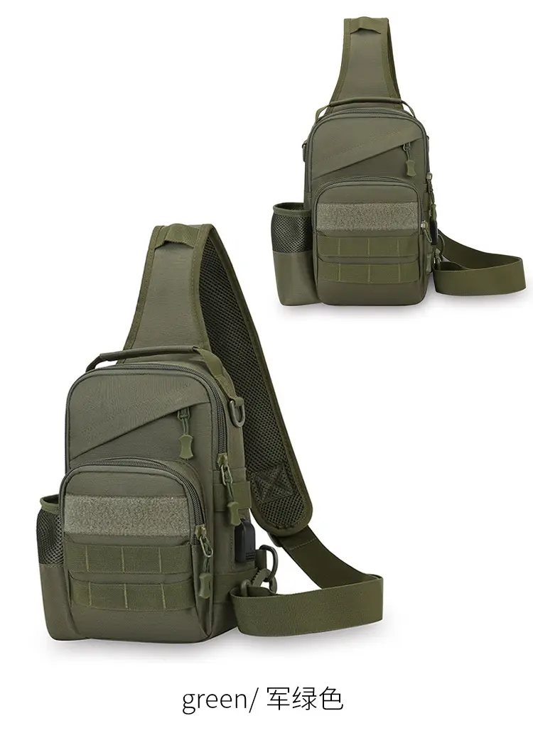 Men Tactical Shoulder Bag Tan Multi-Use Travel Cycling Backpack — feature 20