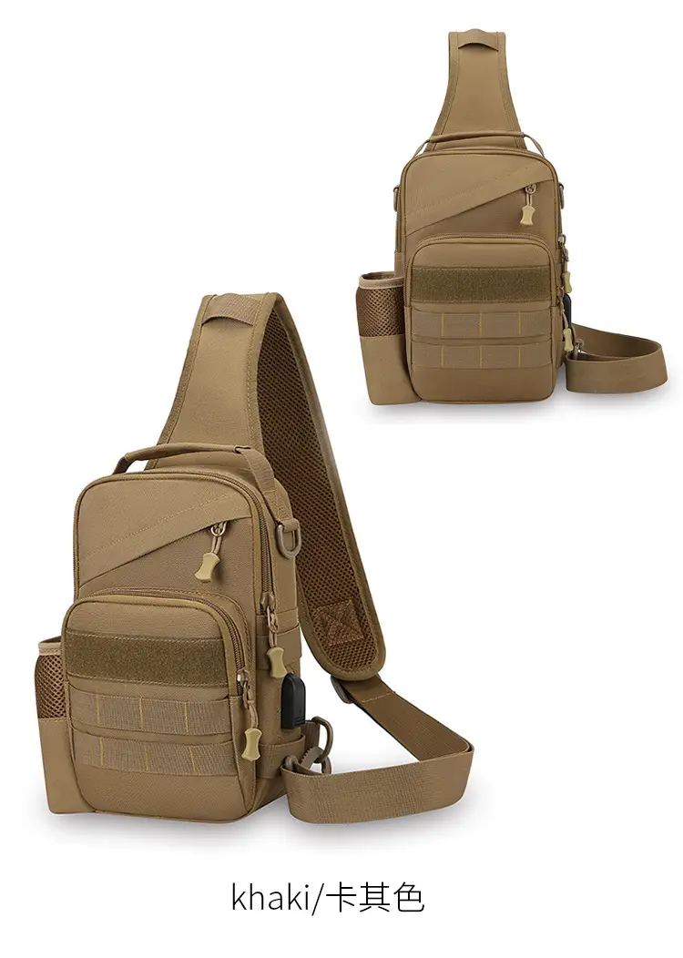 Men Tactical Shoulder Bag Tan Multi-Use Travel Cycling Backpack — feature 21