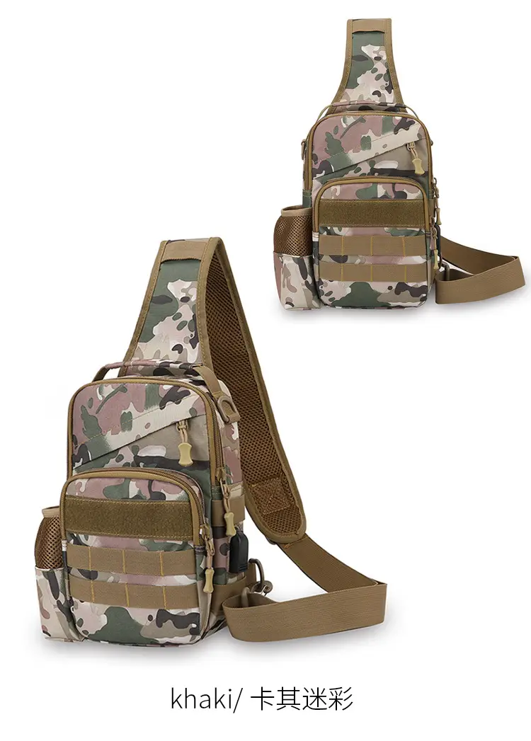 Men Tactical Shoulder Bag Tan Multi-Use Travel Cycling Backpack — feature 22