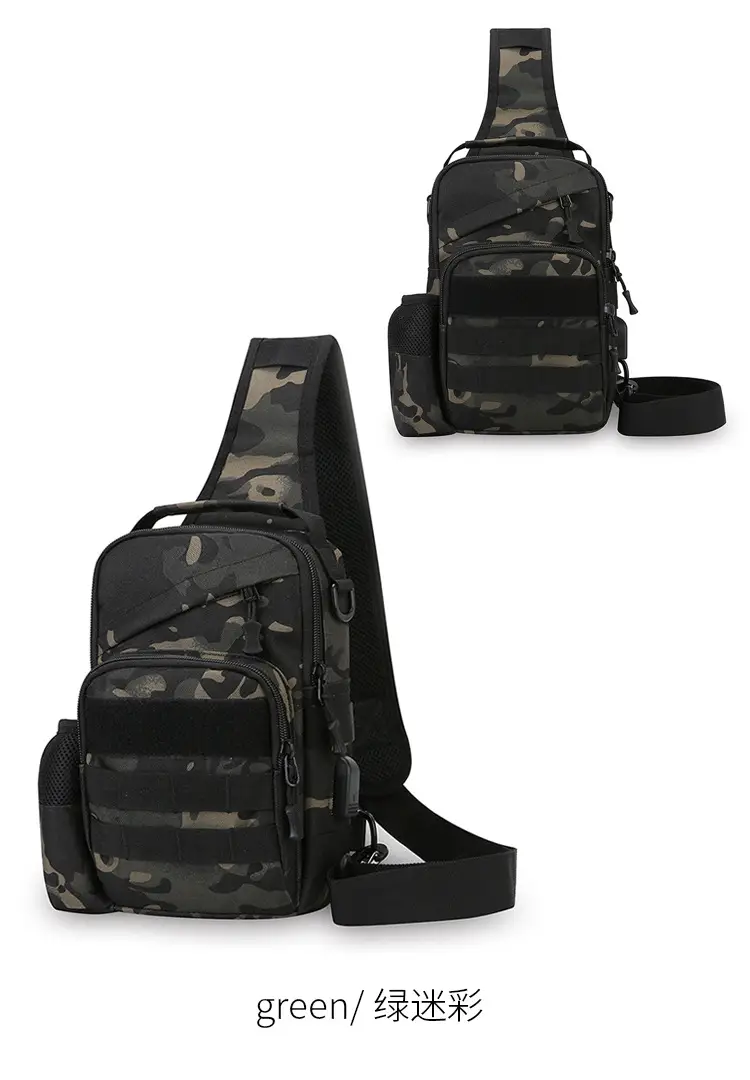 Men Tactical Shoulder Bag Tan Multi-Use Travel Cycling Backpack — feature 23