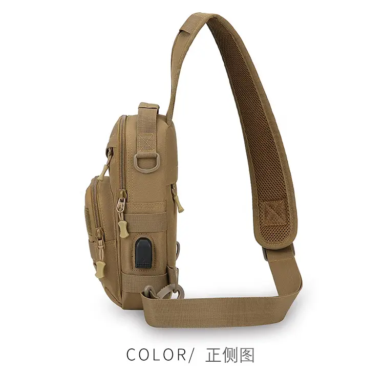 Men Tactical Shoulder Bag Tan Multi-Use Travel Cycling Backpack — feature 26
