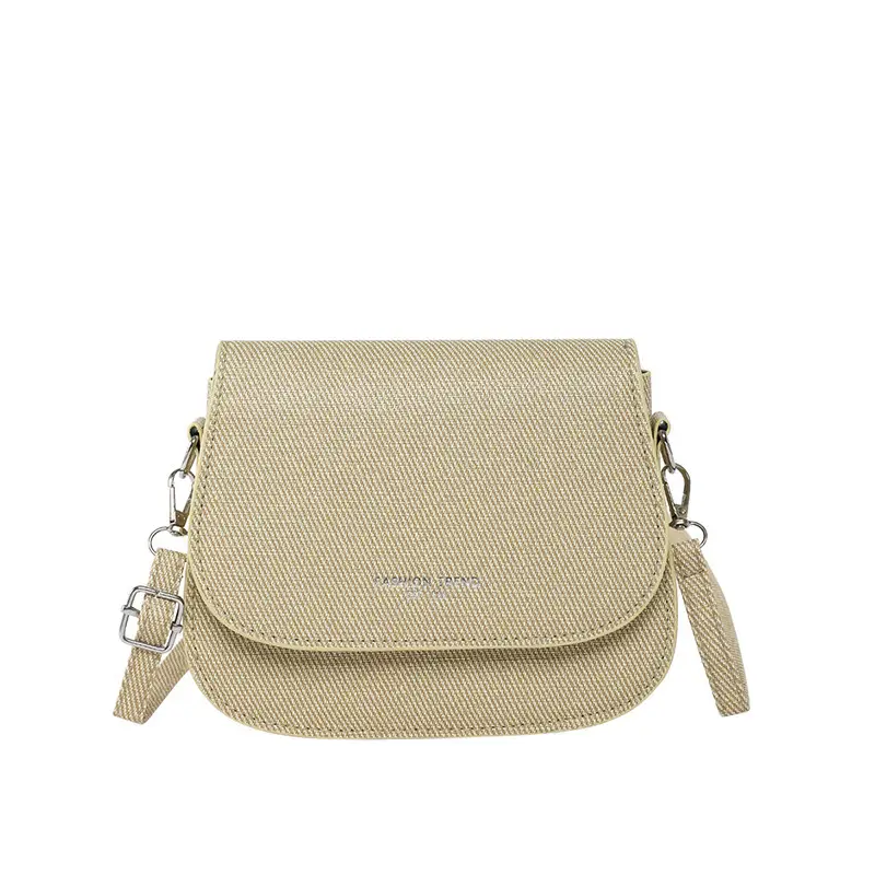 Women's Grey Saddle Crossbody Bag 2025 New Trendy - Image 13