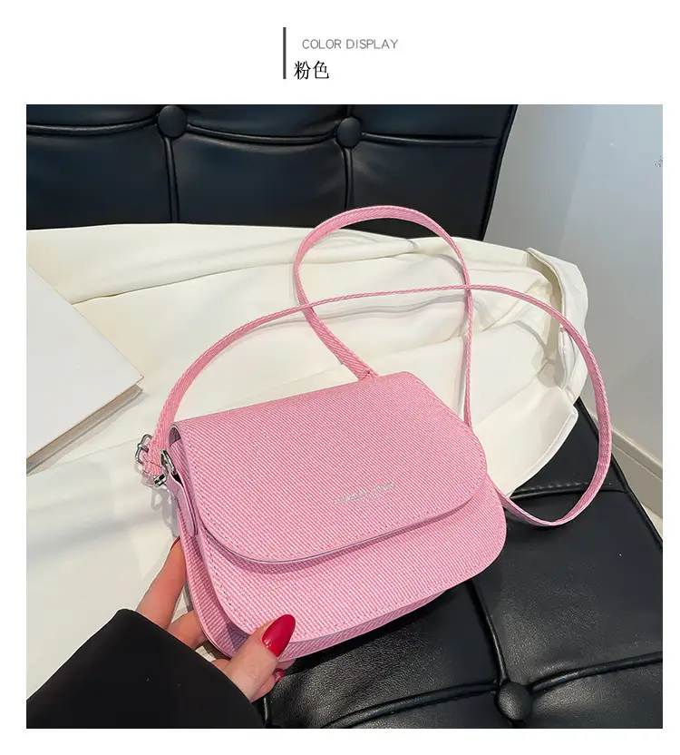 Women's Grey Saddle Crossbody Bag 2025 New Trendy — feature 13