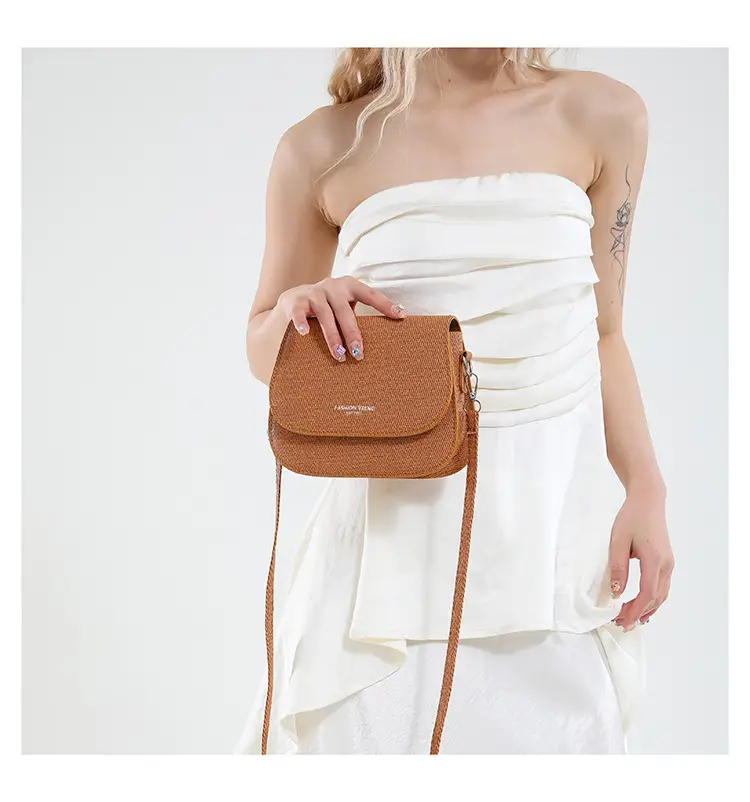Women's Grey Saddle Crossbody Bag 2025 New Trendy — feature 23