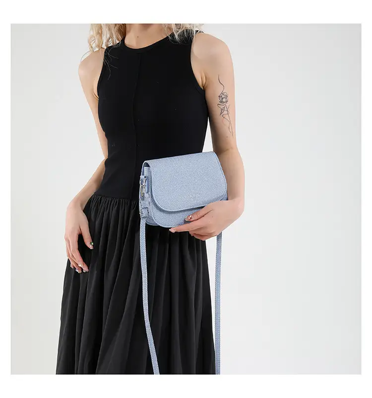 Women's Grey Saddle Crossbody Bag 2025 New Trendy — feature 25