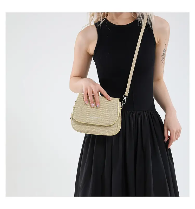 Women's Grey Saddle Crossbody Bag 2025 New Trendy — feature 28