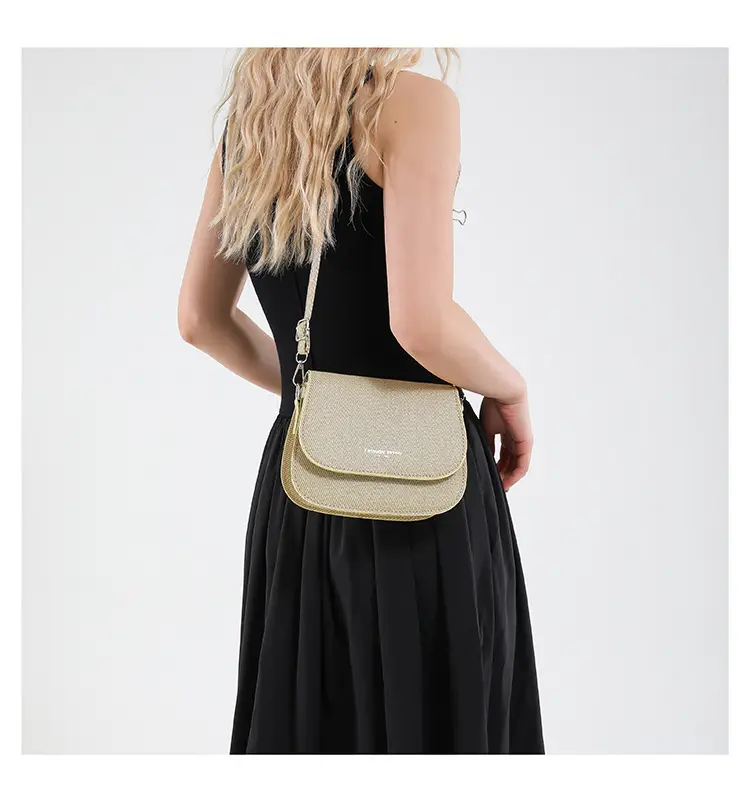 Women's Grey Saddle Crossbody Bag 2025 New Trendy — feature 29