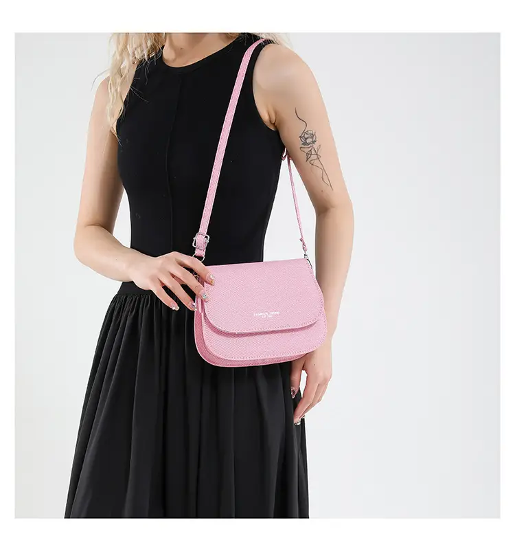 Women's Grey Saddle Crossbody Bag 2025 New Trendy — feature 34