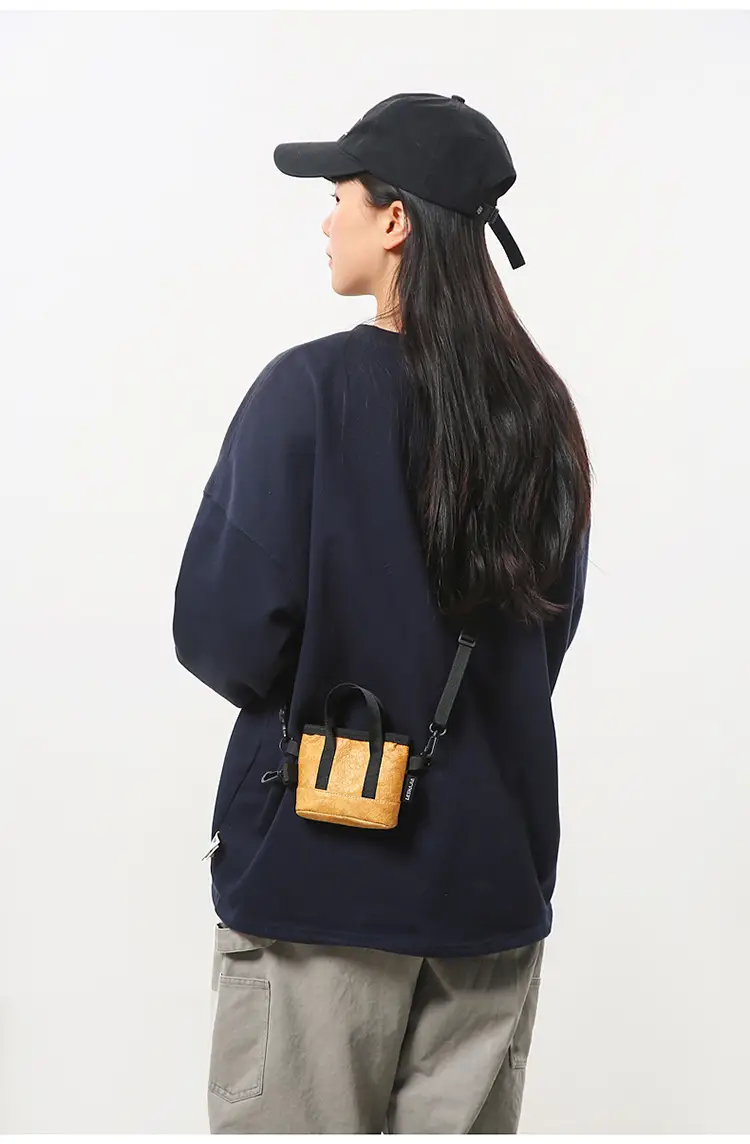 Women Crossbody Bag with Wooden Handle Mobile Phone Carrier — feature 10